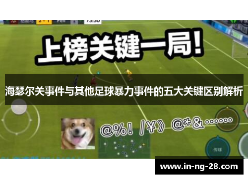 海瑟尔关事件与其他足球暴力事件的五大关键区别解析